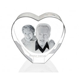 Grand coeur 3D photo laser (XL)