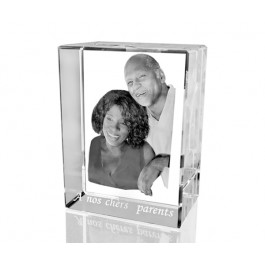Bloc 3D photo laser DIAMANT