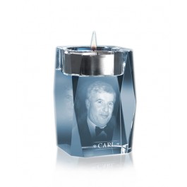 Bougeoir souvenir 3D photo laser