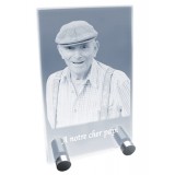 Petite plaque photo laser
